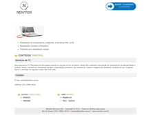 Tablet Screenshot of newfon.com.br